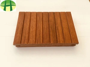 Flat Surface High Quality Light Carbonized Outdoor  Strand Woven Bamboo Decking