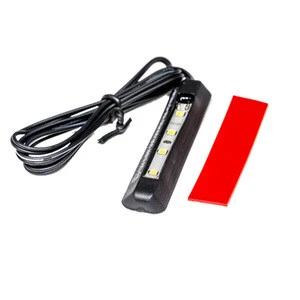 Flexible Self Adhesive Motorcycle LED Number Plate Light License Number Rear Tag Sport Inspection Motorcycle Lighting System