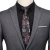 Import Flower design Wholesale Fashion Men Formal Polyester Neck Ties Italian Ties from China