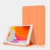 for iPad 10.2 Leather Case Auto Sleep/Wake Function Lightweight Smart Cover Trifold Stand Tablet Case with Pencil Holder