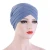 Import Forehead Cross Bonnet Pure Color Stretch Cotton Ready To Wear Inner Islamic Hat Muslim Hijab from China