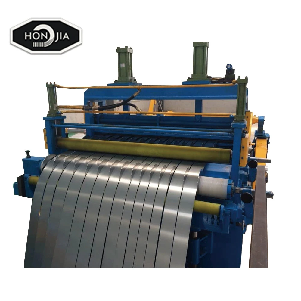 Foshan automatic metal strip recoiler coil slitting machine blank label  steel strip coil slitting line machine manufacturer