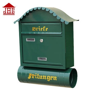 Foshan JHC-2016m galvanized steel letterbox/ german mailbox/ letter box newspaper slot
