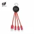 Import free LOGO printed multi cable usb 4 in 1 phone charging cable from China