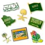 Free Mould No Minimum Stocked Badges Custom Logo Saudi United Arab Emirates Pin UAE National Day Gift Lapel Pin Badges