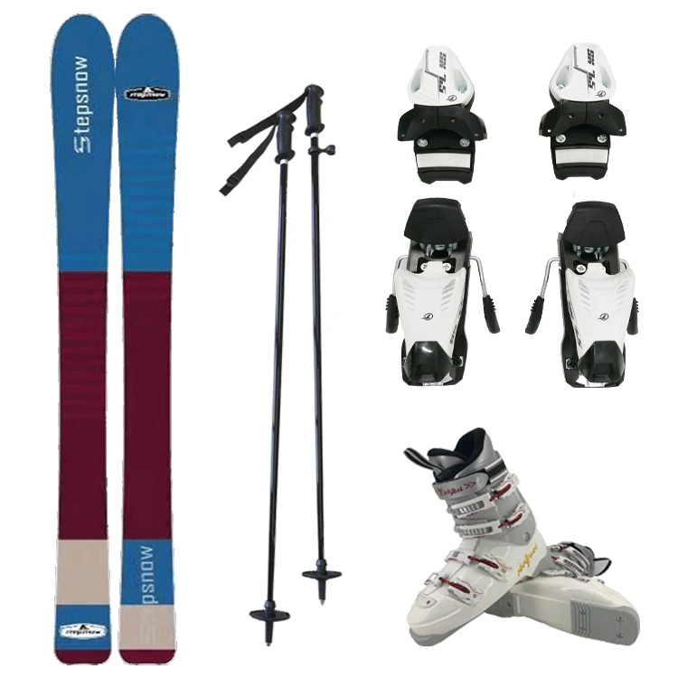 freestyle skis  set snow binding and snow boots shoes alpine ski adult oem ski