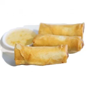 Fried Instant Food Frozen Vegetarian Cooking Crispy Spring Roll 15g With Halal