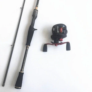 Fuji Guide 1.98m 2.19m Lure Casting 40T High Quality Carbon Fiber Fishing Rod with Reel, Combo Set