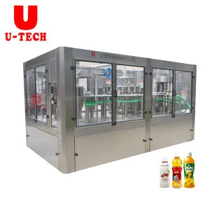 Full Automatic Grape Fruit Juice Drinking Beverage Hot Filling Bottling Packing Plant Complete Equipment Machine Line