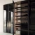 Import Furniture Cabinet German Aluminum Hanging Glass Drawer Wall Open Cabinet Walk in Wardrobe from China