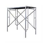 Galvanized painted pin lock frame scaffold system steel H frame scaffolding