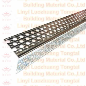 Galvanized steel wall angle for ceilings and drywall partition