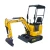 Import Garden machinery mini digger excavator 1 ton for farm/construction from China