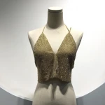 GC093 gold rhinestone Chains Beach  Body Chain Fashion Belt Body Accessories Jewelry Set for Women