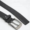 Genuine cow split leather alloy fastener fashion design men belt