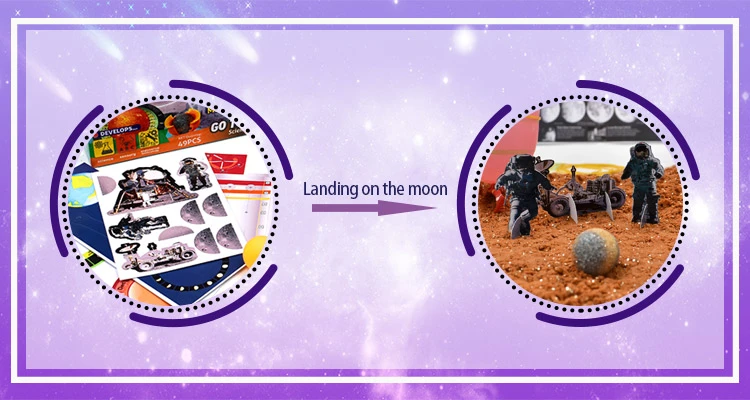 Go to the Moon BIG BANG SCIENCE intelligent educational science astronomy experiment kits toy for kids