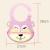 Import Good Quality Cartoon Animal Baby Bibs Food Catcher Waterproof  Drool Bibs Silicone Easy To Clean Reusable Eco-friendly Bibs from China