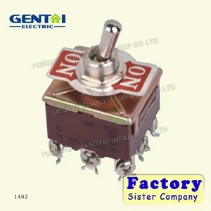good quality cheaper on off on 6pin waterproof 3-way reset toggle switch