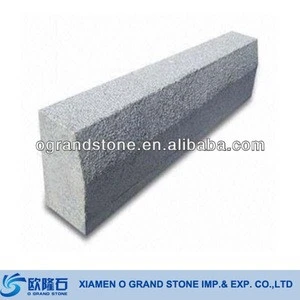 Granite Curb Pricing Bevel Chinese Granite Curb Grey Garden and Road Granite Curbing