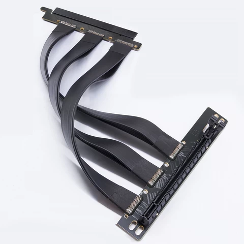 Graphics Card Vertical Plug 90 Degree Cable Extension Cable Transfer Line PCIE 4.0x16 ATX Case 200mm 300mm 400mm