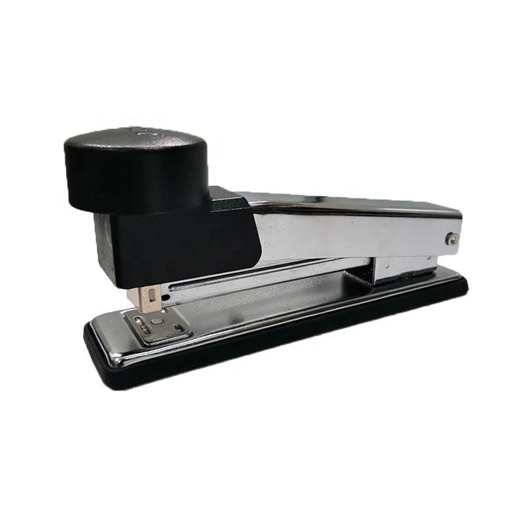 Great durability standard stapler bump head chrome stapler