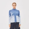 Guoou Knitwear Turtleneck Cardigan Cashmere Woman Sweater For Christmas