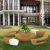 Import H336 Outdoor furniture chair table flower pot sets hotel garden sets home furniture restaurant other commercial garden furniture from China
