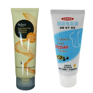 Hair care product packaging tube