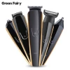 Hair Clipper Trimmer Haircut Barber Metal For Man Black Accessories Usb Wireless Power Item