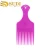 Hair Salon Custom Color Plastic Pick Up Afro Comb