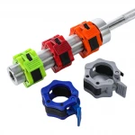 Hampool Custom Weight Lifting Threaded Clips Lock Jaw Collar Barbell Clamps