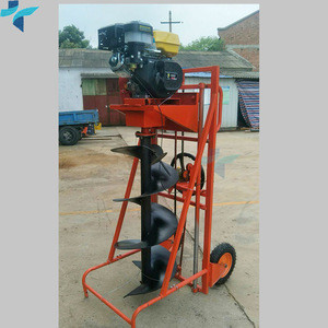 Buy Hand-held Manual Fence Post Hole Digger Drilling Machine Portable ...