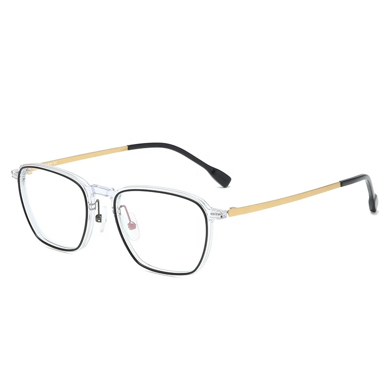 Handcrafted Designer Eyeglasses With Anti Blue-Light Blocking Lenses Rotated  Quality Hinge Frames