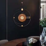 100% Handmade Custom Metal Wall Clock With LED Light For Home Wall Decoration