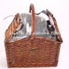 handmade wicker craft willow picnic basket
