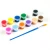Import HAOFENG 3ml 6colors Kids Drawing DIY Acrylic Paint Water brush Pigment Set for Clothing Textile Fabric Paper Bamboo Leather from China