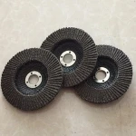 hardware abrasive tools / abrasive flap wheel disc with fibre glass backing