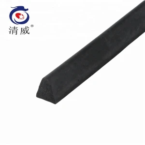 Heat resistant rubber triangle sponge foam seal strip