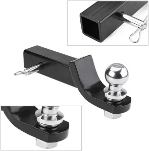 Heavy Duty Trailer Accessories Hitch Ball Mounts with Two Ball and Hitch Pins