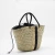 Import High capacity contrast color natur hanmad hand bags large straw basket beach bali bag from China