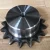 Import High Precision quality standard C45 Carbon Steel  Material Cheap Roller Chain Sprocket with hub from China