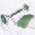 Import High quality 100% natrual green aventurine quartz face lift roller massager jade roller and GuaSha stone set from China