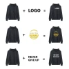 High Quality Custom Logo Printed Unisex Embossed Plain Sublimation Blank Plain Oversized Men Hoodies For Unisex