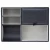 Import High Quality Custom Valet Tray Nightstand Organizer Leather Storage Tray 5 Compartments from China