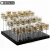 Import High quality decorators type cake tools black glass platters stainless steel catering buffet table pastry dessert display stand from China