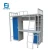 Import High quality dormitory furniture metal bunk bed with desk for sale from China
