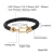 Import High Quality Europe Classic Style Genuine Leather Hoof clasp Bracelet With Stainless Steel Buckle for Fathers Day Best Gift from China