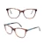 Import High Quality Fashionable Flexible Temple Acetate Eyeglasses Optical Frame from China