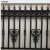 Import High quality fence aluminum fence garden building fence designs from China
