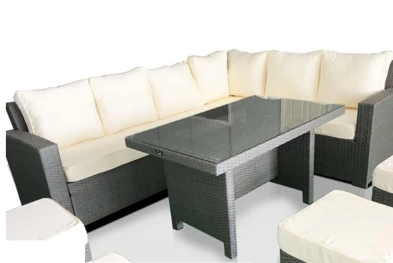 High Quality  Garden Outdoor Furniture Sets  Aluminium Outdoor Set 7pcs  Patio Furniture Modern Outdoor Furniture Set